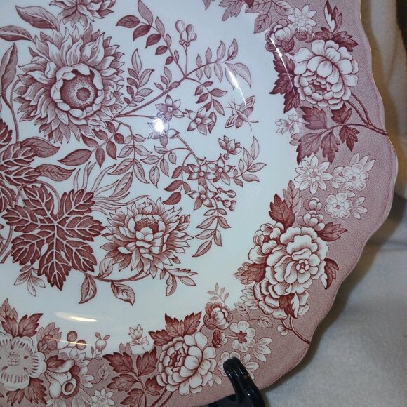The Spode Archive Collection Jasmine Buffet Dessert Plate 9.5" Ironstone England - Picture 10 of 16